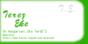 terez eke business card